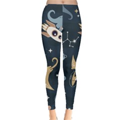 Space Theme Art Pattern Design Wallpaper Everyday Leggings  by Proyonanggan