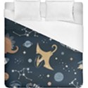 Space Theme Art Pattern Design Wallpaper Duvet Cover (King Size) View1