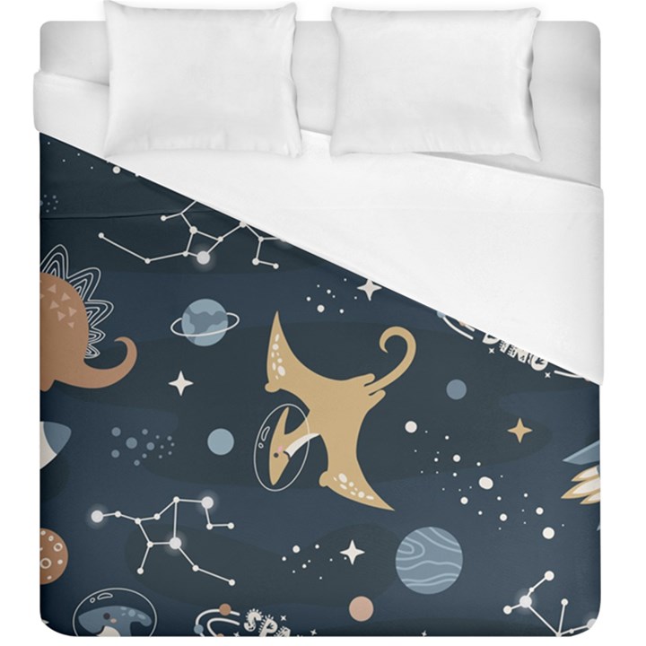 Space Theme Art Pattern Design Wallpaper Duvet Cover (King Size)