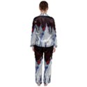 Abstract Painting Cold Temperature Snow Nature Women s Long Sleeve Satin Pajamas Set	 View2