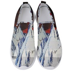 Abstract Painting Cold Temperature Snow Nature Men s Slip On Sneakers by Grandong