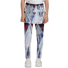 Abstract Painting Cold Temperature Snow Nature Kids  Skirted Pants by Grandong