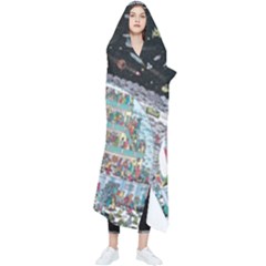 Abstract Painting Space Cartoon Wearable Blanket by Grandong