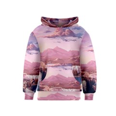 Aesthetic Landscape Vintage Cartoon Kids  Pullover Hoodie