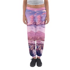 Aesthetic Landscape Vintage Cartoon Women s Jogger Sweatpants