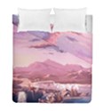 Aesthetic Landscape Vintage Cartoon Duvet Cover Double Side (Full/ Double Size) View1