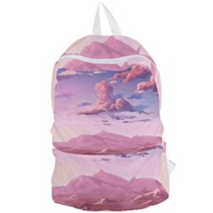 Aesthetic Landscape Vintage Cartoon Foldable Lightweight Backpack