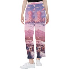 Aesthetic Landscape Vintage Cartoon Women s Pants  by Sarkoni