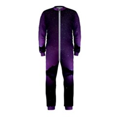 Dark Purple Aesthetic Landscape Onepiece Jumpsuit (kids) by Sarkoni