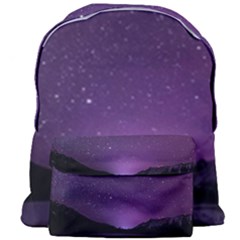 Dark Purple Aesthetic Landscape Giant Full Print Backpack by Sarkoni