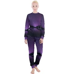 Dark Purple Aesthetic Landscape Women s Lounge Set by Sarkoni