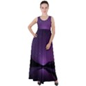 Dark Purple Aesthetic Landscape Empire Waist Velour Maxi Dress View1