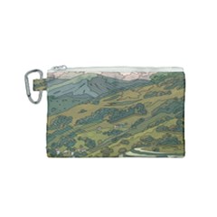 Anime Scenery Drawing Sky Landscape Cloud Cartoon Canvas Cosmetic Bag (small) by Sarkoni