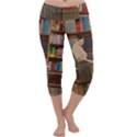 Library Aesthetic Capri Yoga Leggings View1