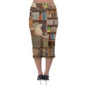 Library Aesthetic Midi Pencil Skirt View2