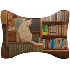 Library Aesthetic Seat Head Rest Cushion by Sarkoni