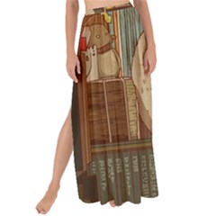 Library Aesthetic Maxi Chiffon Tie-up Sarong by Sarkoni