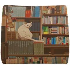 Library Aesthetic Seat Cushion by Sarkoni