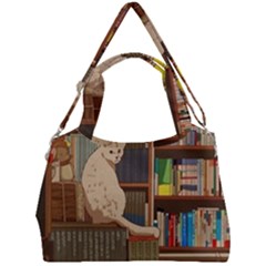 Library Aesthetic Double Compartment Shoulder Bag by Sarkoni