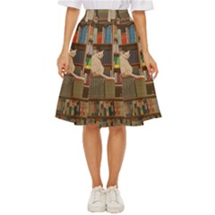 Library Aesthetic Classic Short Skirt by Sarkoni