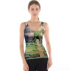 Painting Scenery Women s Basic Tank Top by Sarkoni