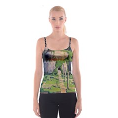 Painting Scenery Spaghetti Strap Top by Sarkoni