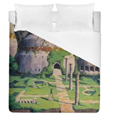 Painting Scenery Duvet Cover (queen Size) by Sarkoni