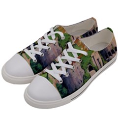 Painting Scenery Women s Low Top Canvas Sneakers by Sarkoni