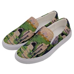 Painting Scenery Men s Canvas Slip Ons by Sarkoni