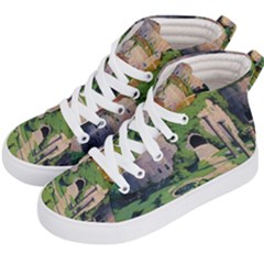 Painting Scenery Kids  Hi-top Skate Sneakers by Sarkoni