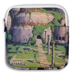 Painting Scenery Mini Square Pouch by Sarkoni