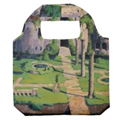 Painting Scenery Premium Foldable Grocery Recycle Bag by Sarkoni