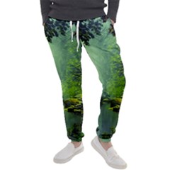 Trees Forest Artwork Nature Beautiful Landscape Men s Jogger Sweatpants by Sarkoni