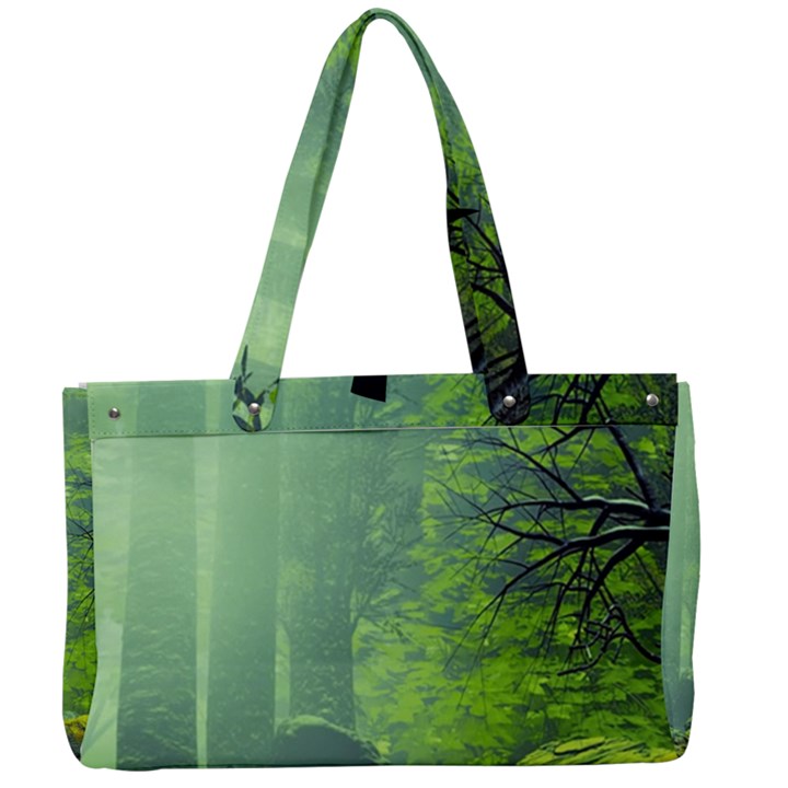 Trees Forest Artwork Nature Beautiful Landscape Canvas Work Bag