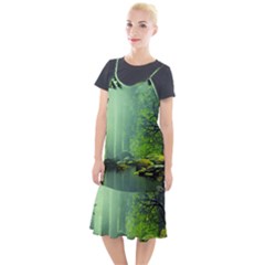 Trees Forest Artwork Nature Beautiful Landscape Camis Fishtail Dress by Sarkoni