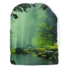 Trees Forest Artwork Nature Beautiful Landscape Drawstring Pouch (3xl) by Sarkoni