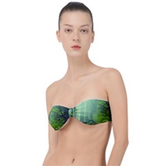 Trees Forest Artwork Nature Beautiful Landscape Classic Bandeau Bikini Top  by Sarkoni