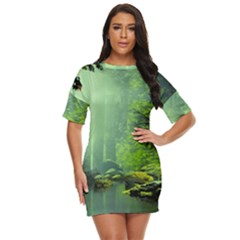 Trees Forest Artwork Nature Beautiful Landscape Just Threw It On Dress by Sarkoni