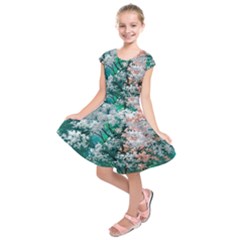 Anime Scenery Landscape Kids  Short Sleeve Dress by Sarkoni