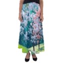 Anime Scenery Landscape Flared Maxi Skirt View1