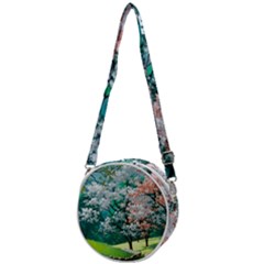 Anime Scenery Landscape Crossbody Circle Bag by Sarkoni