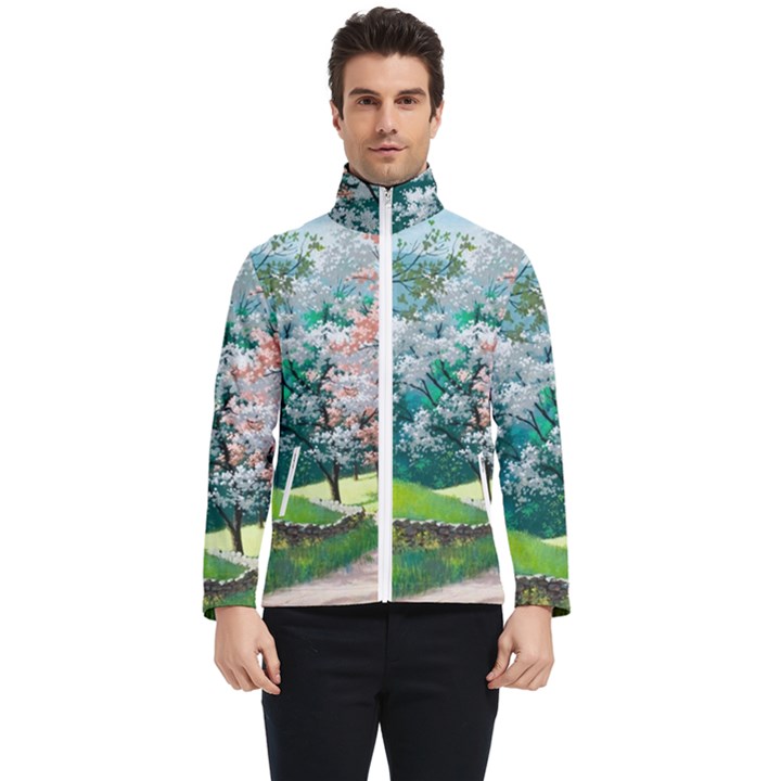 Anime Scenery Landscape Men s Bomber Jacket