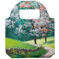 Anime Scenery Landscape Foldable Grocery Recycle Bag by Sarkoni