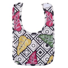 Leaves Foliage Batik Seamless Baby Bib by Sarkoni