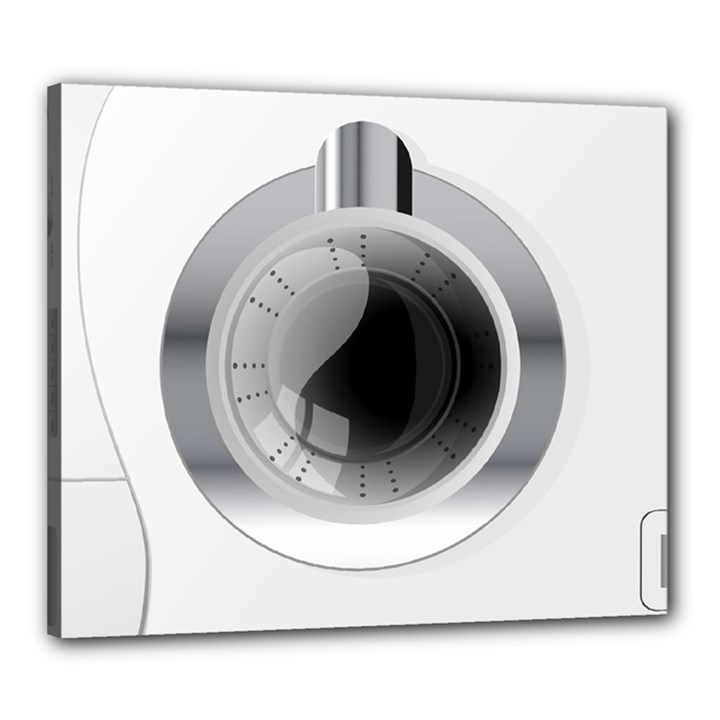 Washing Machines Home Electronic Canvas 24  x 20  (Stretched)