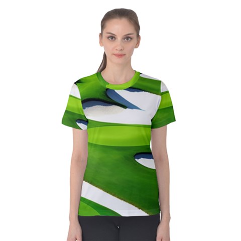 Golf Course Par Green Women s Cotton T-shirt by Sarkoni