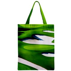 Golf Course Par Green Zipper Classic Tote Bag by Sarkoni