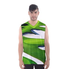 Golf Course Par Green Men s Basketball Tank Top by Sarkoni