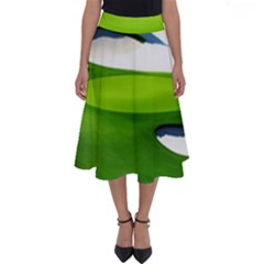 Golf Course Par Green Perfect Length Midi Skirt by Sarkoni