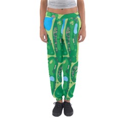 Golf Course Par Golf Course Green Women s Jogger Sweatpants by Sarkoni